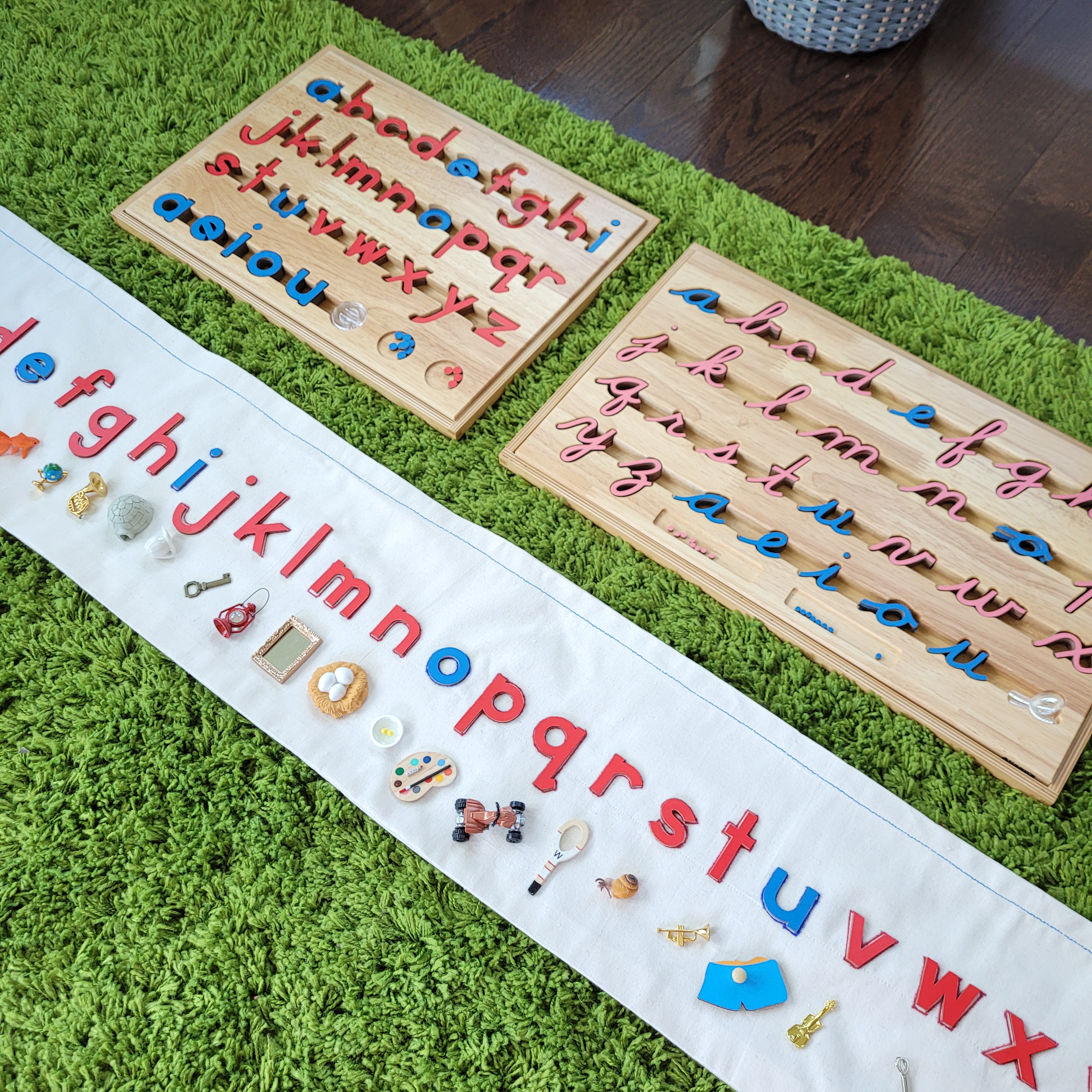 Alphabet Roll and Movable Alphabet – Montessori Second Plane of Development